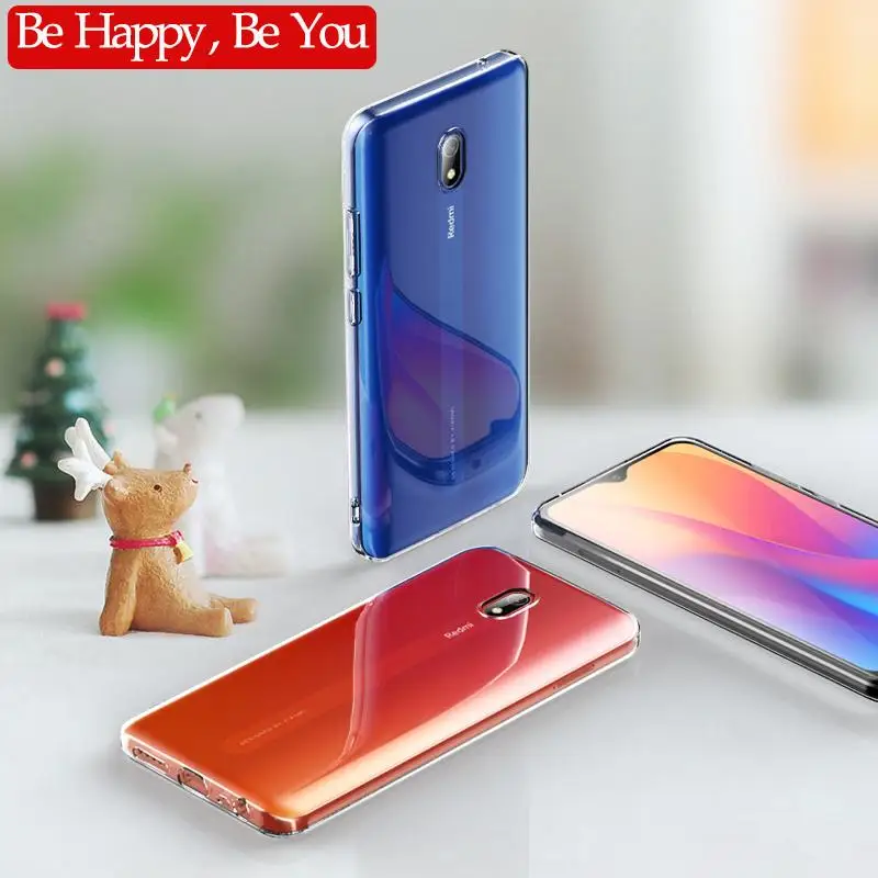 Ультратонкий Мягкий ТПУ чехол для Xiaomi Redmi 8 8A Note 8T Pro прозрачный кристально чистый