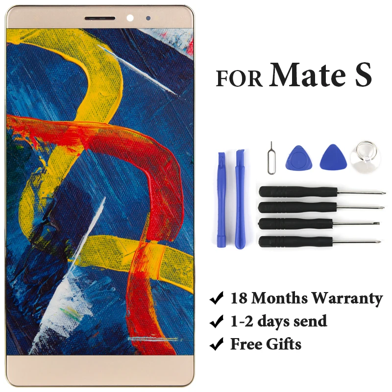 Запасные части для 6 &quotЖК телефонов CRR UL00 MATE S LCD с сенсорным экраном дигитайзер