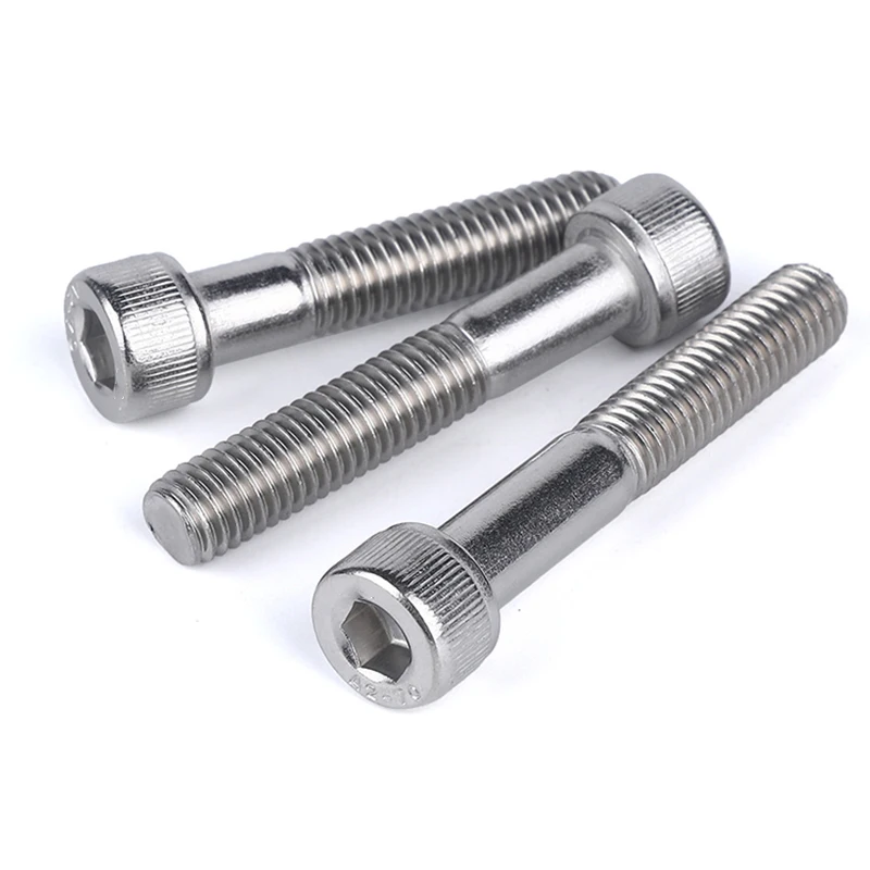 Винты с шестигранной головкой и полурезьбой из нержавеющей стали 304 1-10 шт. |