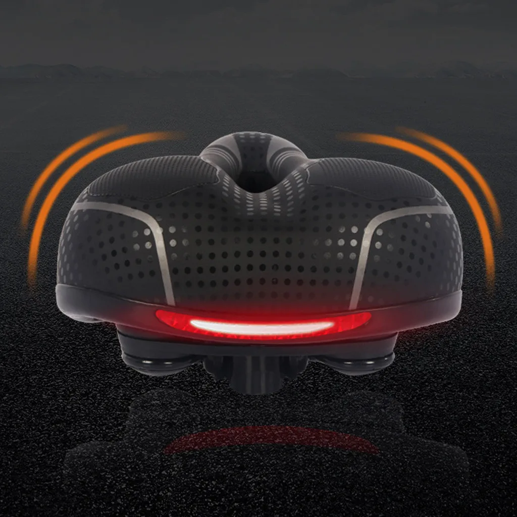 Мягкое велосипедное седло широкое для велоспорта удобная подушка горного