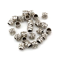 25pcs alloy big hole tubular spacer beads for jewelry making bracelet necklace diy accessories d 76