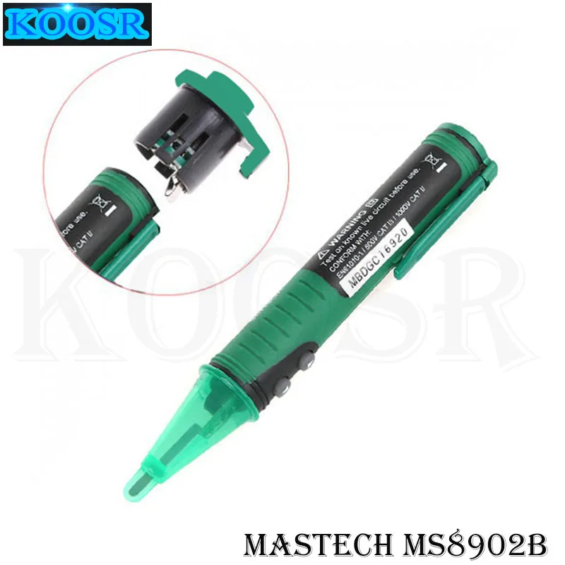 Вольтметр MASTECH MS8902B 20 600 В переменного тока детектор напряжения и металла тестер