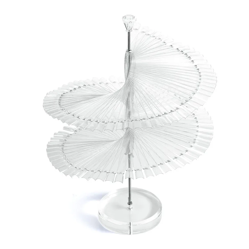 Стойка для демонстрации накладных ногтей на спирали 120 листов| |