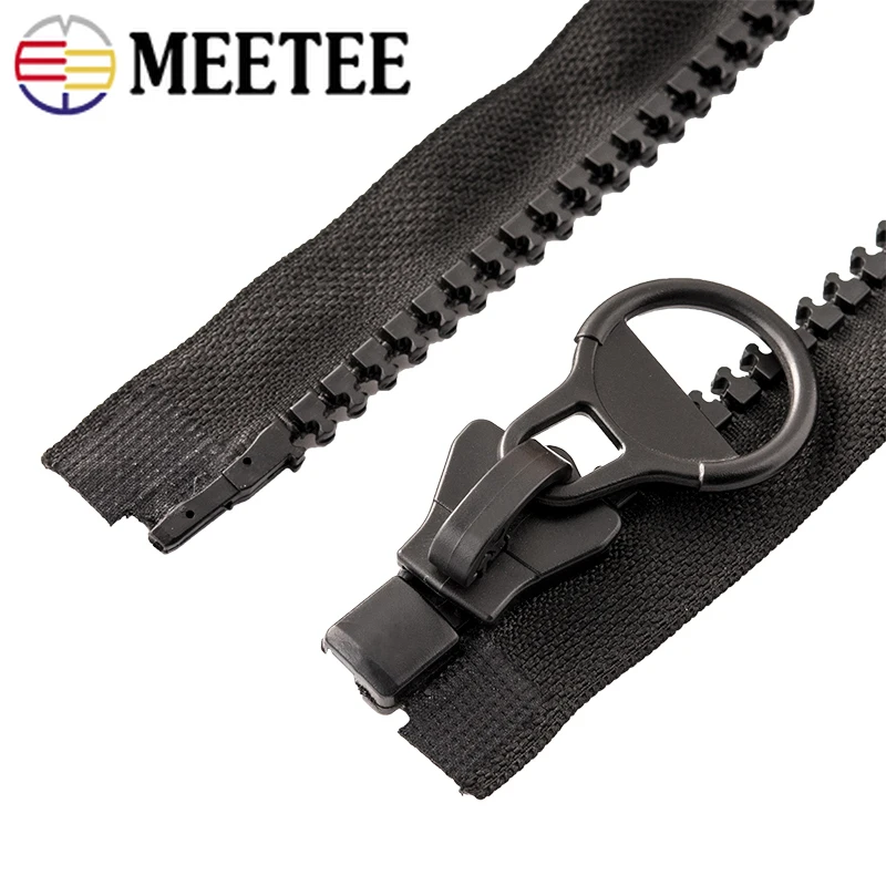 Meetee 10# полимерная молния+ односторонняя/двухсторонняя Выдвижная головка открытый конец для наружного путешествия палатка рюкзак DIY Швейные аксессуары AP671