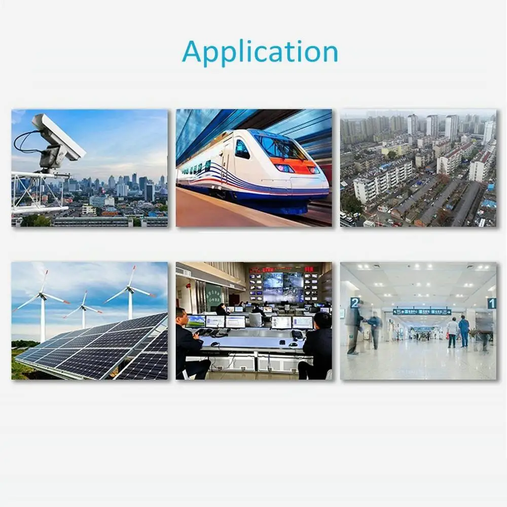 Оптический медиа-конвертер 100 Мбит/с одномодовый дуплексный FTTH Fiber SC 4 порта RJ45