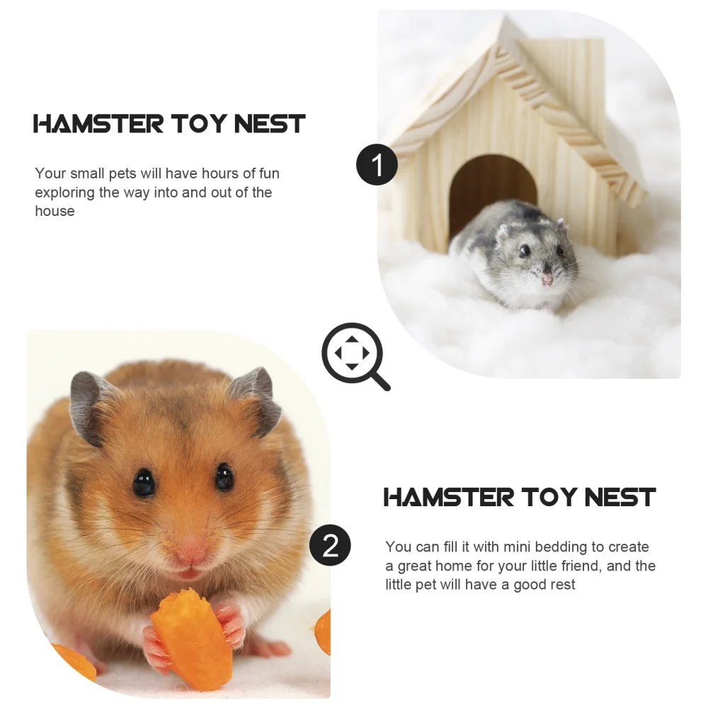 

5pcs DIY Hamster Toys Hamster House Rainbow Arch Bridge Hamster Seesaw Swing