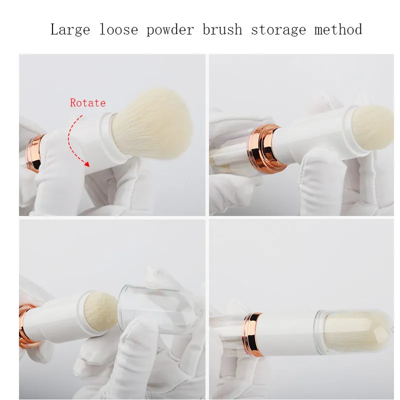 Набор телескопических кистей для макияжа портативный набор хайлайтера с двойной