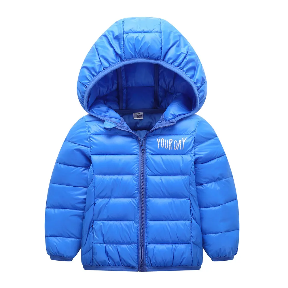 Осень-зима 2020 легкие куртки для мальчиков хлопковые пуховики с мультяшным
