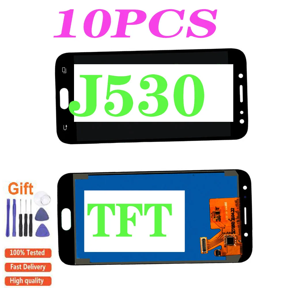 10PCSLCD для SAMSUNG GALAXY j5 2017 J530 J530F SM-J530F графический сенсорный ЖК-дисплей Samsung J5 Pro