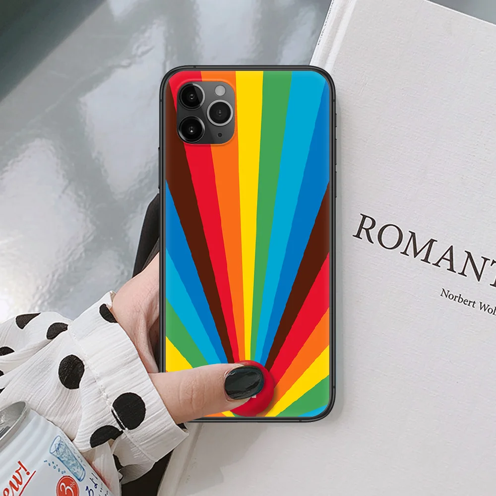 

M&M's Chocolate brand Phone case For iphone 5 6 7 8 S SE plus X XS XR 11 12 mini Pro Max 2020 black black cell cover 3D coque