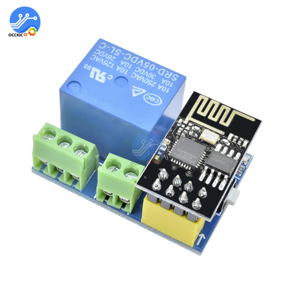 Модуль реле задержки Wi Fi 5 в постоянного тока ESP8266 Стандартный беспроводной