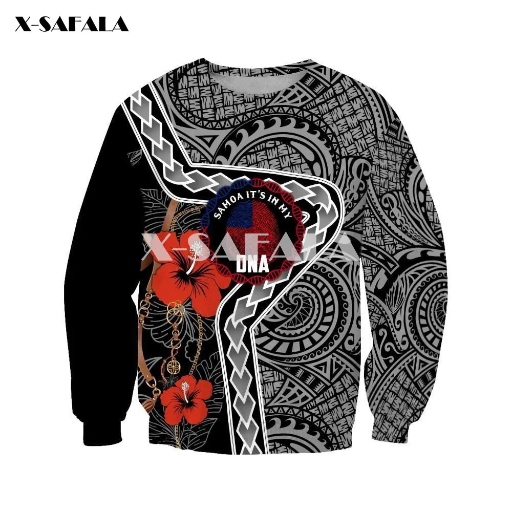

POLYNESIAN WHALE WITH HIBISCUS 3D Print XS-7XL Hoodie Man Women Harajuku Outwear Zipper Pullover Sweatshirt Unisex-3