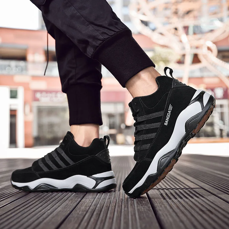 

Кроссовки мужские без шнуровки, повседневная обувь с высокой подошвой, теннисные туфли, без шнуровки