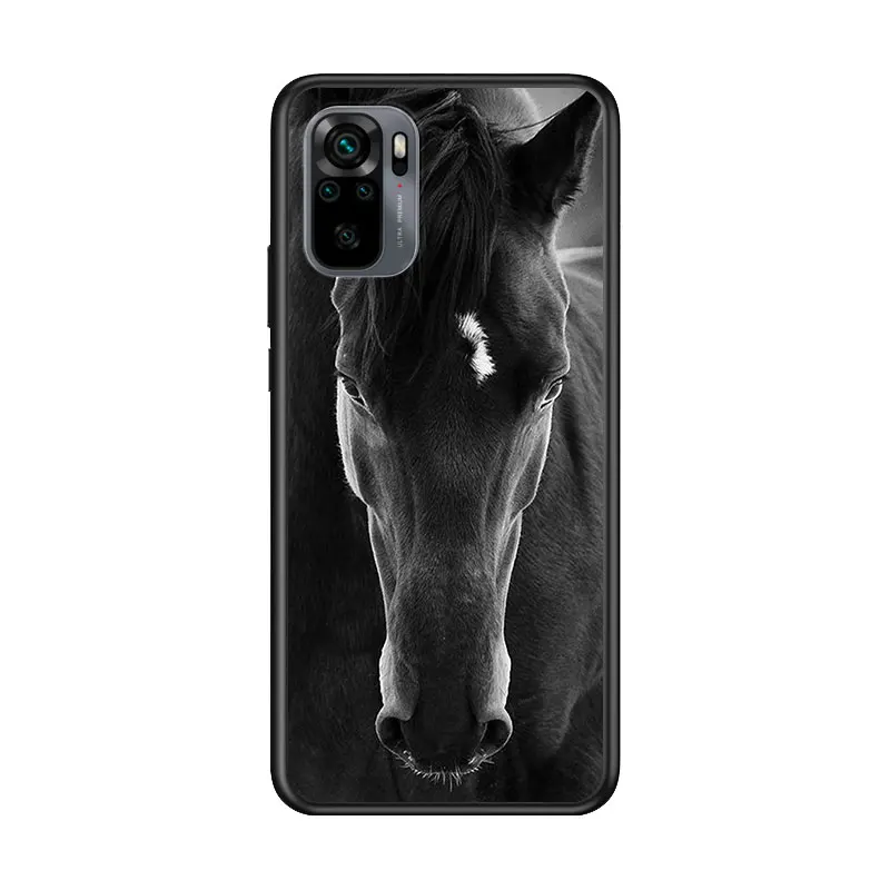 

Hot Horses Running for Xiaomi Redmi Note 10 10S 9 9T 9S 9Pro Max 8T 8Pro 8 7 6 5 Pro 5A 4X 4 Soft Black Phone Case