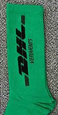 VETEMENTS, DHL, спортивные длинные носки без пятки, мужские, женские, хип-хоп, DHL, носки для скейтборда, уличные, хипстерские, DHL, хлопковые носки - Цвет: 2