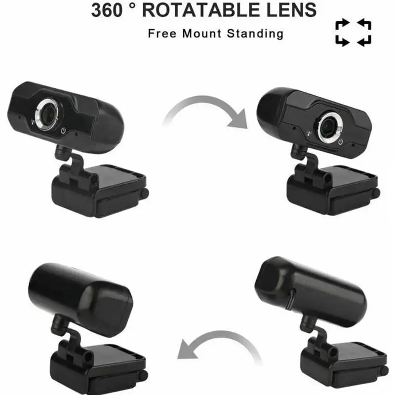 1080p камера 4K веб Камера с микрофоном ПК для компьютера HD USB Cam полный 60fps
