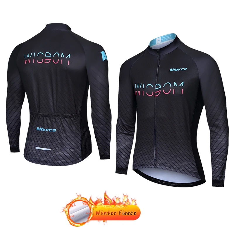

2022 зимний спортивный топ, теплая флисовая Мужская велосипедная Джерси, спортивная одежда для гонок, горный велосипед, куртки, уличная одежд...