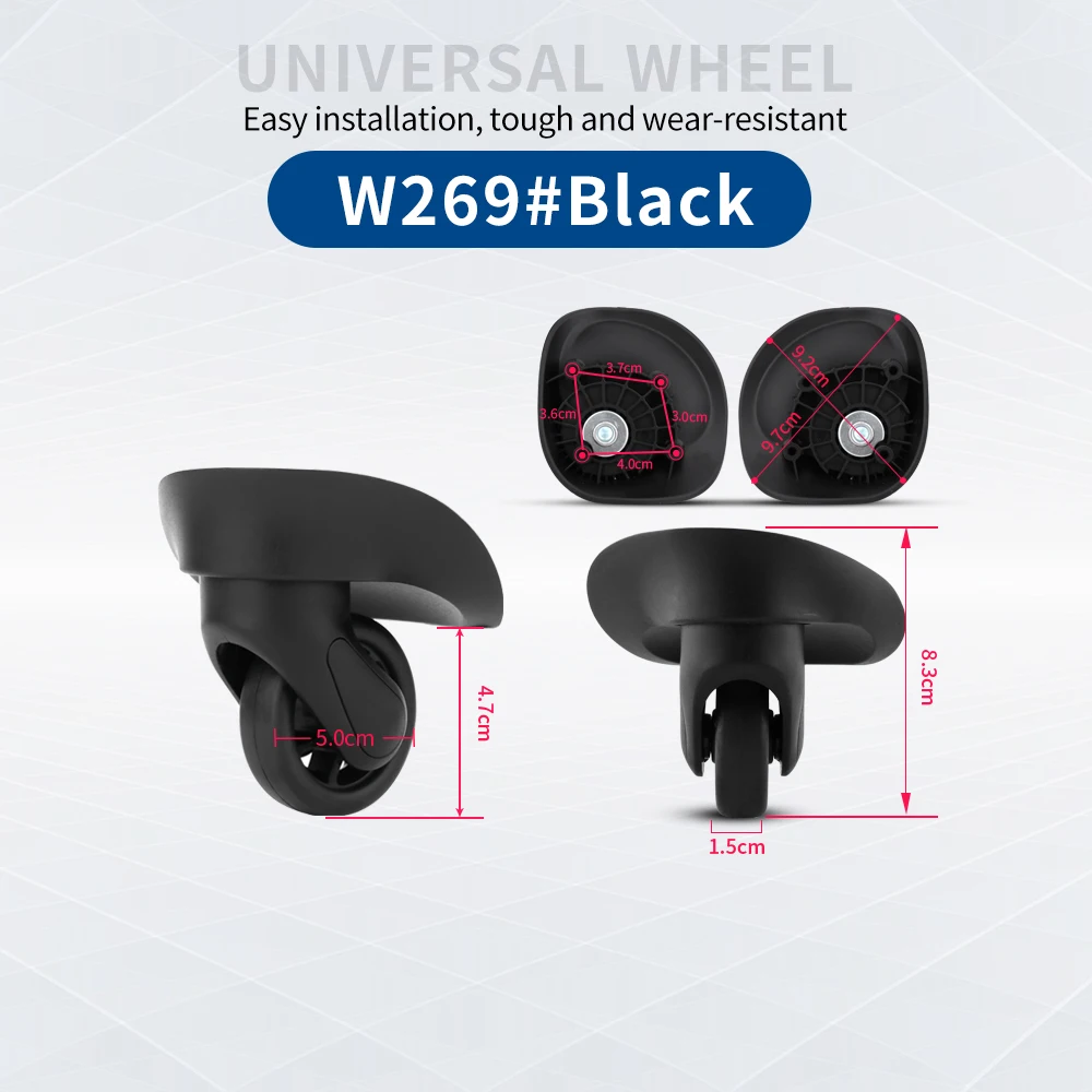 Universal Wheel Compatible with Sansonlte 642  Trolley Case Password Box Repair Luggage Parts Wheels Accessories Easy
