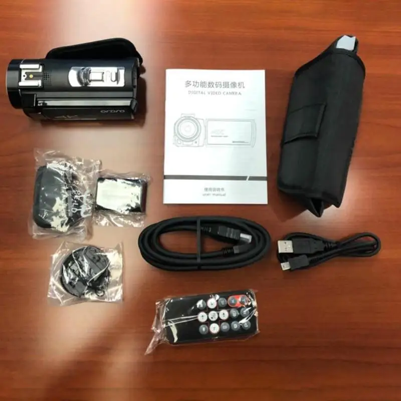 professional digital cameras 4k full hd camcorder night vision wifi mic 3 0 inch touch screen video camera support external lens free global shipping