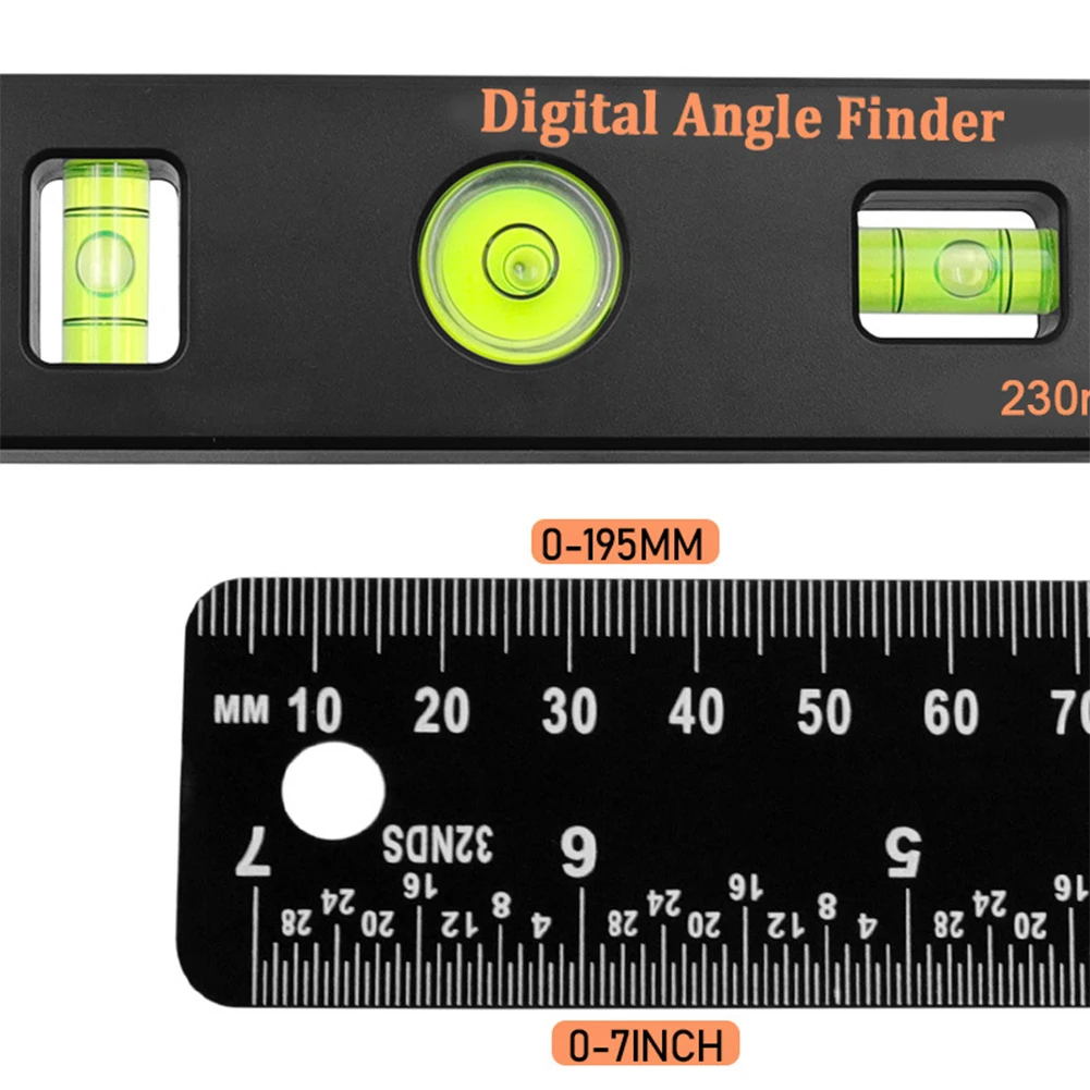 

Durable School LCD Display Measuring Ruler Multifunction 4 In 1 Home Portable Battery Operated Outdoor Digital Angle Finder Tool