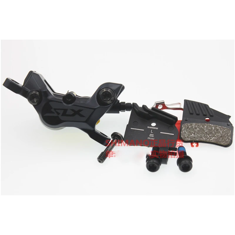 Рычаг гидравлического тормоза SHIMANO SLX BL-M7100 и зажим BR-M7100 с колодками J04C BR-M7120 N04C