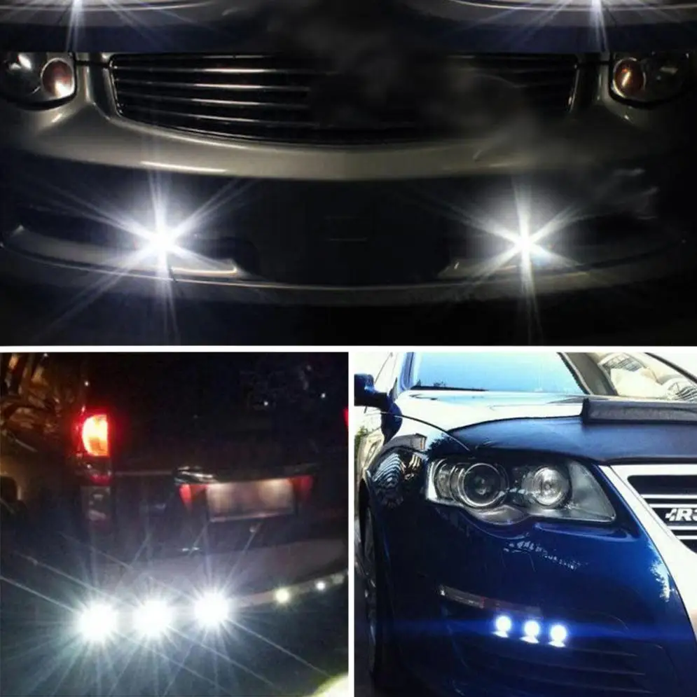 10pcs Car Eagle Eye DRL Led Daytime Running Light 18mm 23mm LED Backup Reversing Parking Signal Lamp for Car Vehicle SUV images - 6