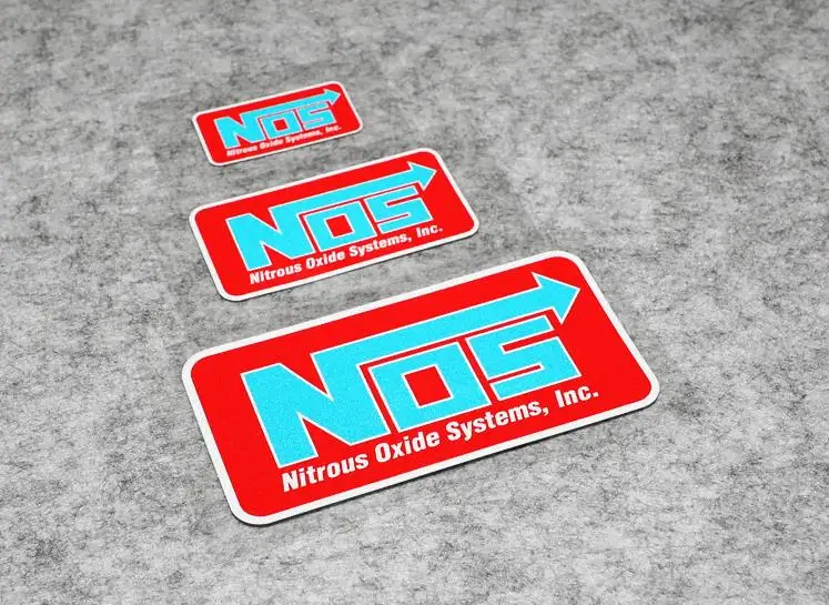Наклейки с системой окиси азота 3 размера | Автомобили и мотоциклы