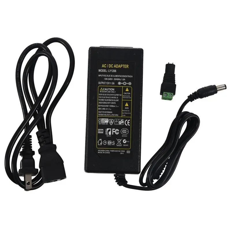 12V адаптер питания 6A Трансформатор 110 220V & подарок|Источники питания| |