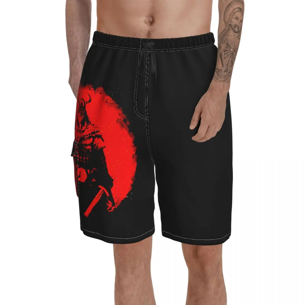

Causal Viking Warrior Vikings Nordic, Lothbrok, Odin Breathable Quick Dry Funny Novelty Hawaii Pants