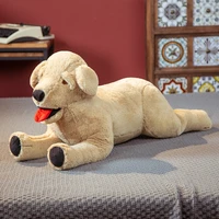 super simulation mumkids labrador dog plush toy stuffed lifelike golden retriever animals doll toys for cub dog toys