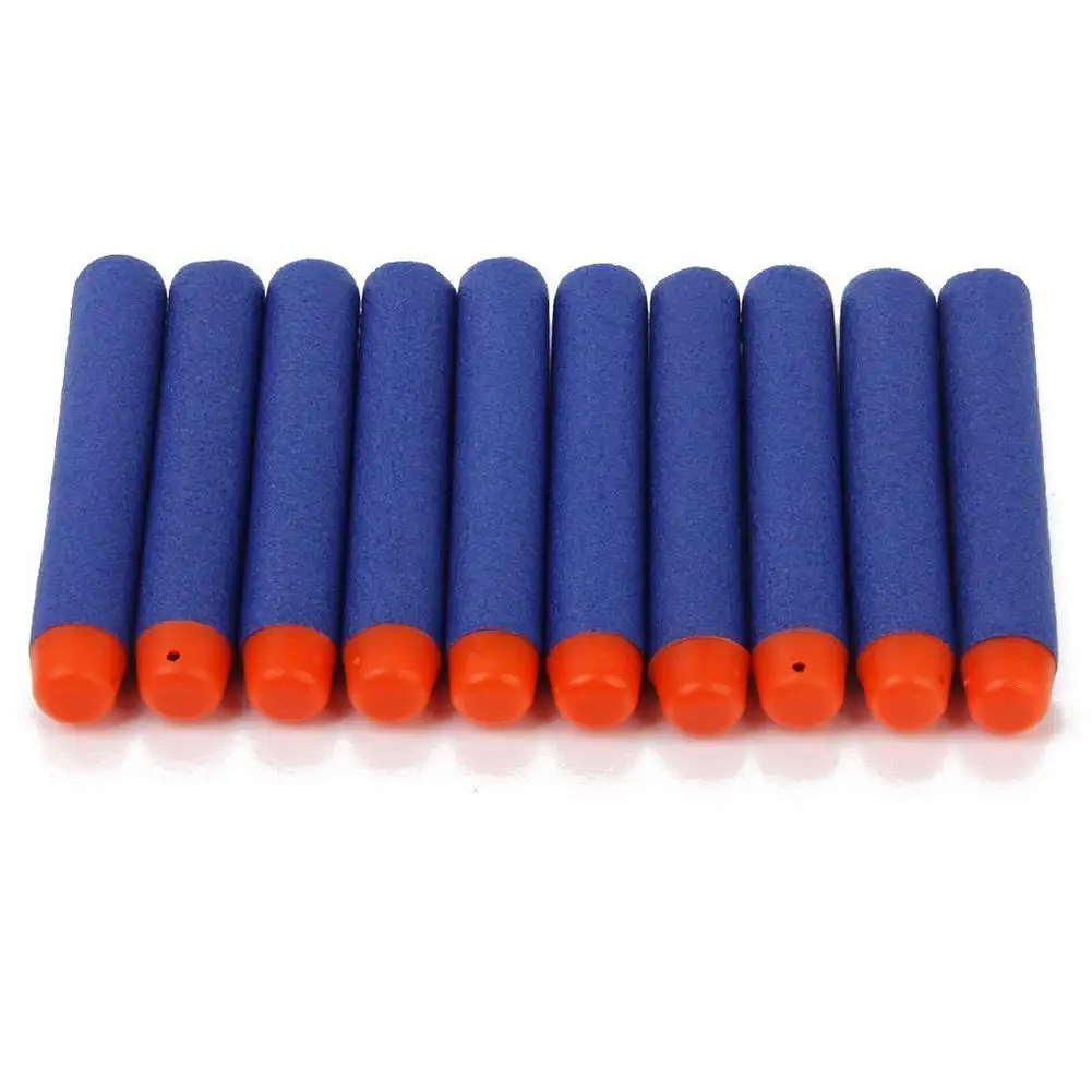 GloryStar 100 шт. для Nerf шарики мягкие полые отверстия головки 7 2 см запасные дротики