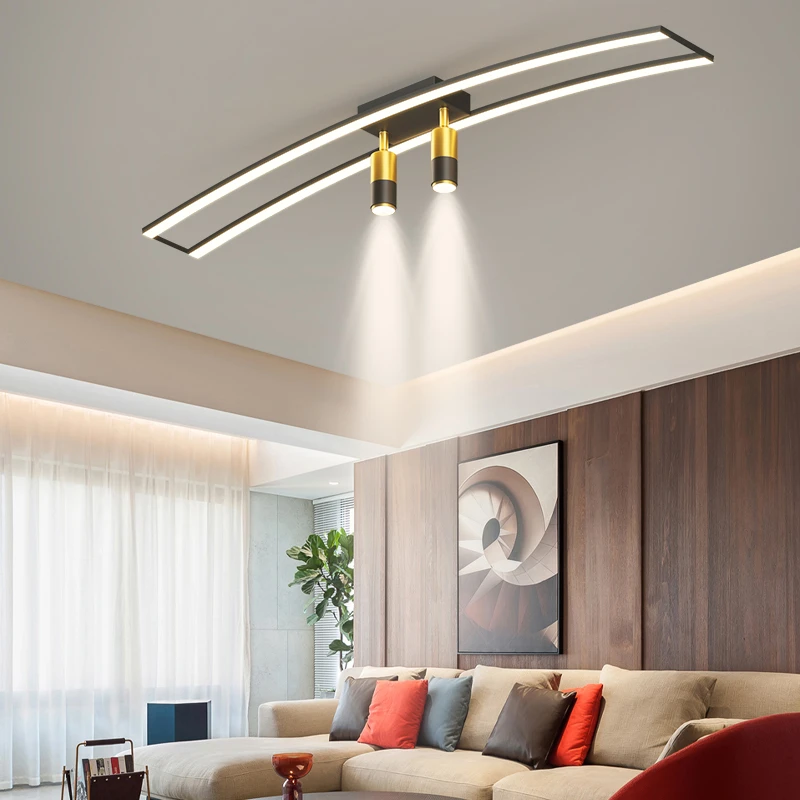 

Modern Minimalist Bedroom LED Ceiling Lamp Living Room Aisle Corridor Office Creative Unique Fashion Home Lighting Fixtures