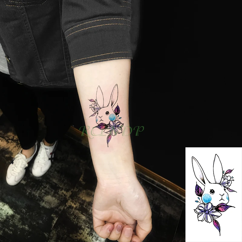 

Waterproof Temporary Tattoo Sticker Lovely Bird Line Small Size Art Tatto Flash Tatoo Fake Tattoos for Kid Women Men Girl