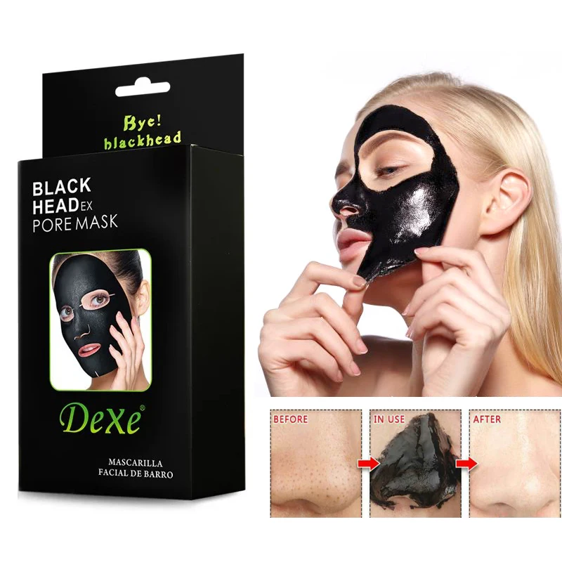

Volcanic Mud Black Mask Face Care Acne Blackhead Removal Treatment Whitening Moisturizing Skin Care Peel Mask Anti-Aging Cream