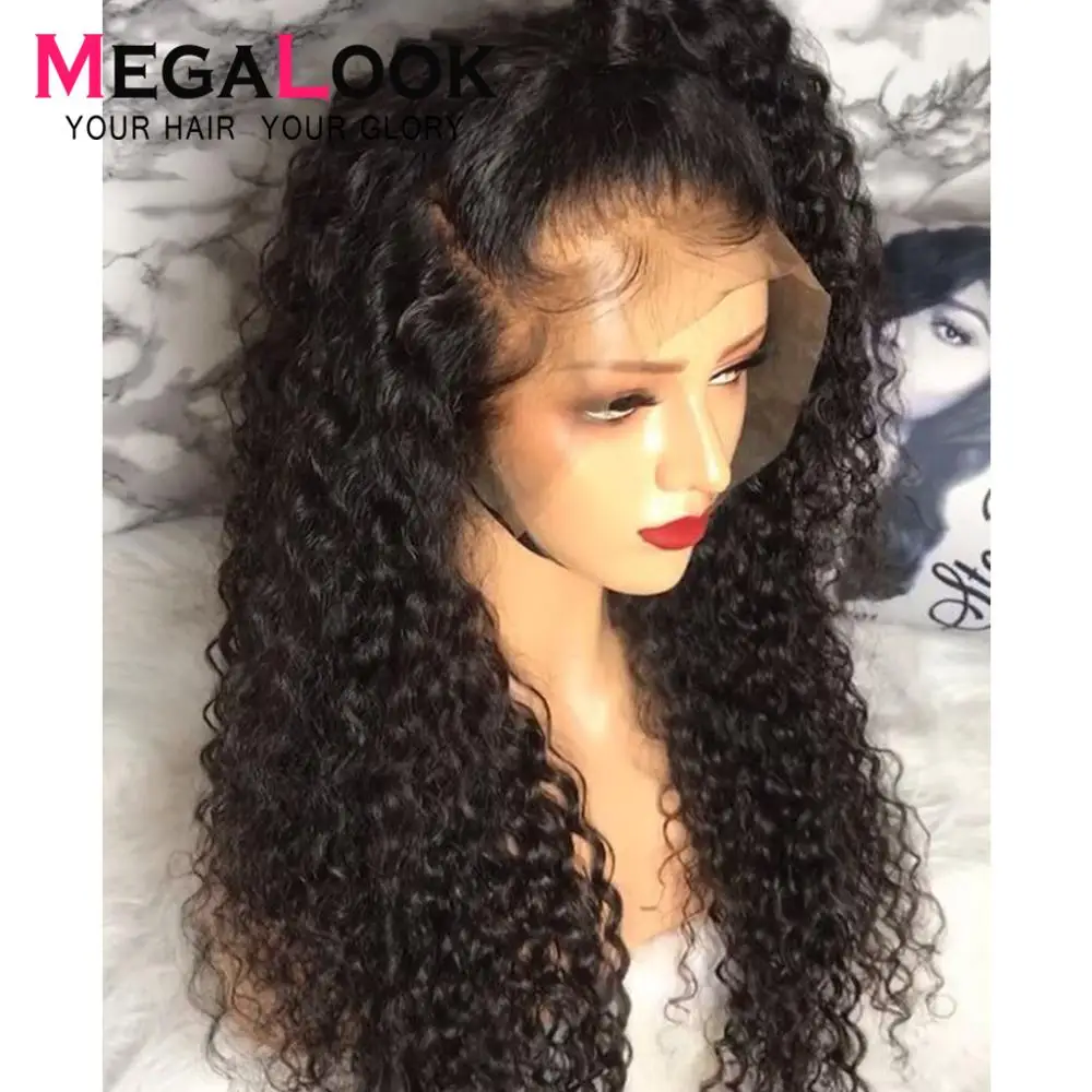 Парики из вьющихся человеческих волос бразильский парик без клея предварительно