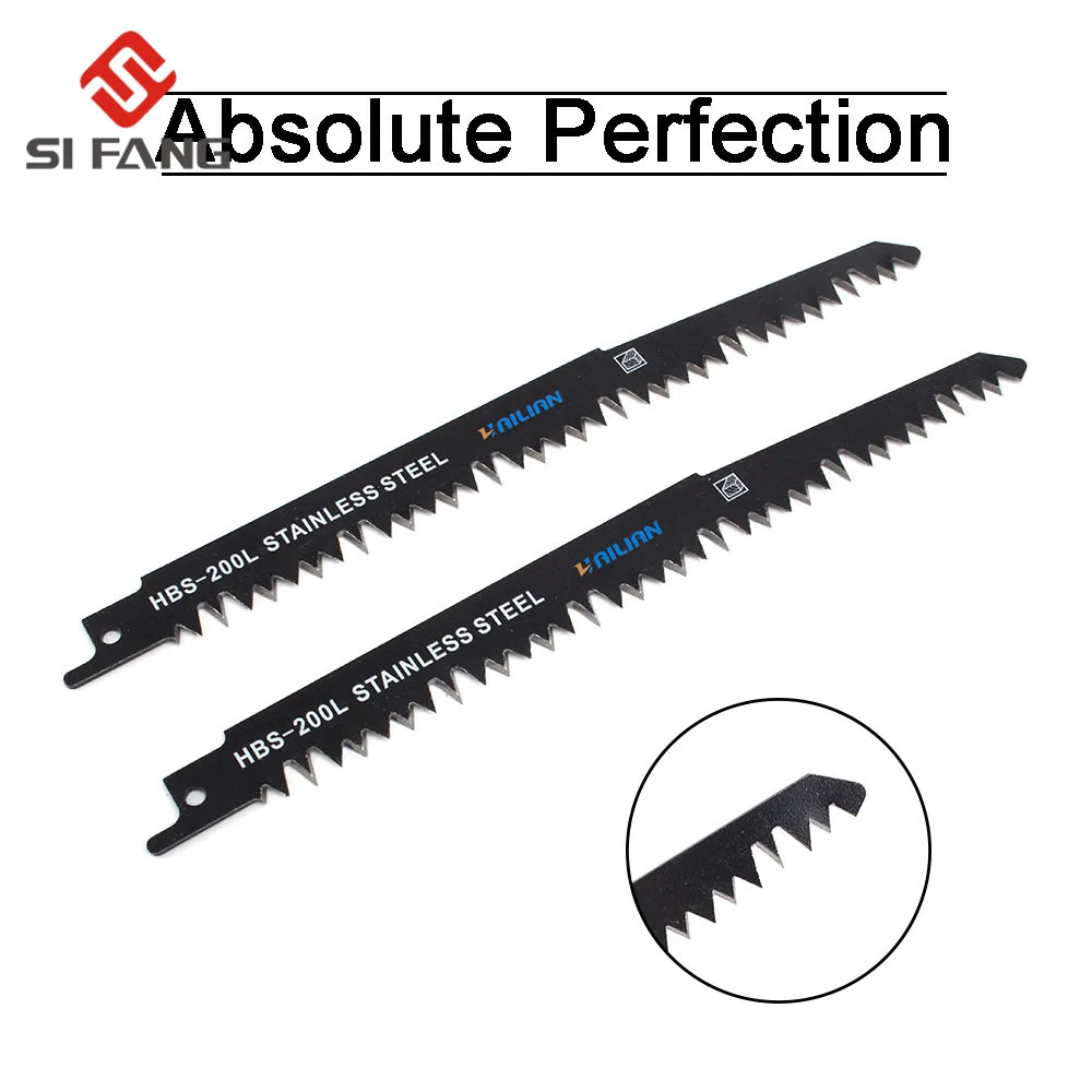 

2Pcs HCS Reciprocating Saw Blades Sabre Saw Blade For Wood PVC Jig Saw Blades