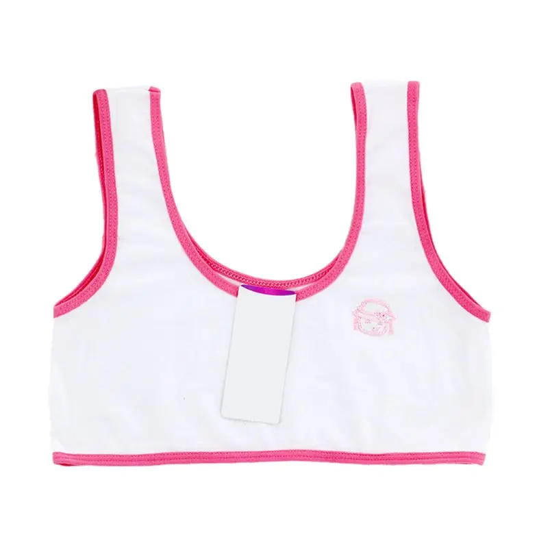 

Бесшовное нижнее белье кружевные короткие брюки на бретелях топ с вышивкой героев мультфильмов нижнее белье жилет От 6 до 16 лет BX0D