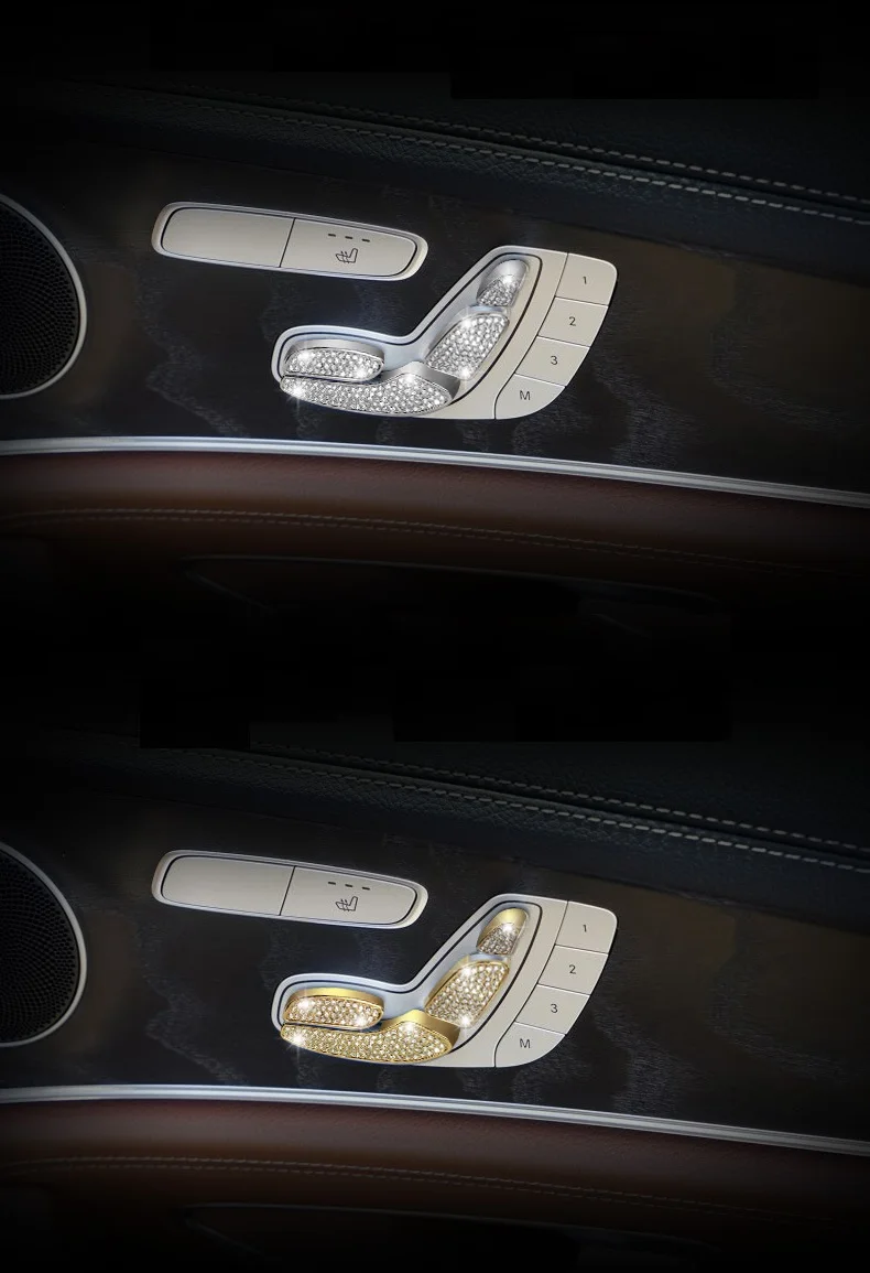 8 шт./компл. для Mercedes Benz S class S320L S400 S500 S600L 2014-2017 кнопка регулировки сиденья
