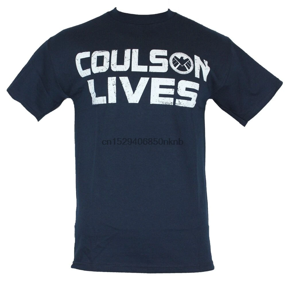 Мужская футболка SHIELD of (Comics)-Coulson Lives Shield Logo O | одежда