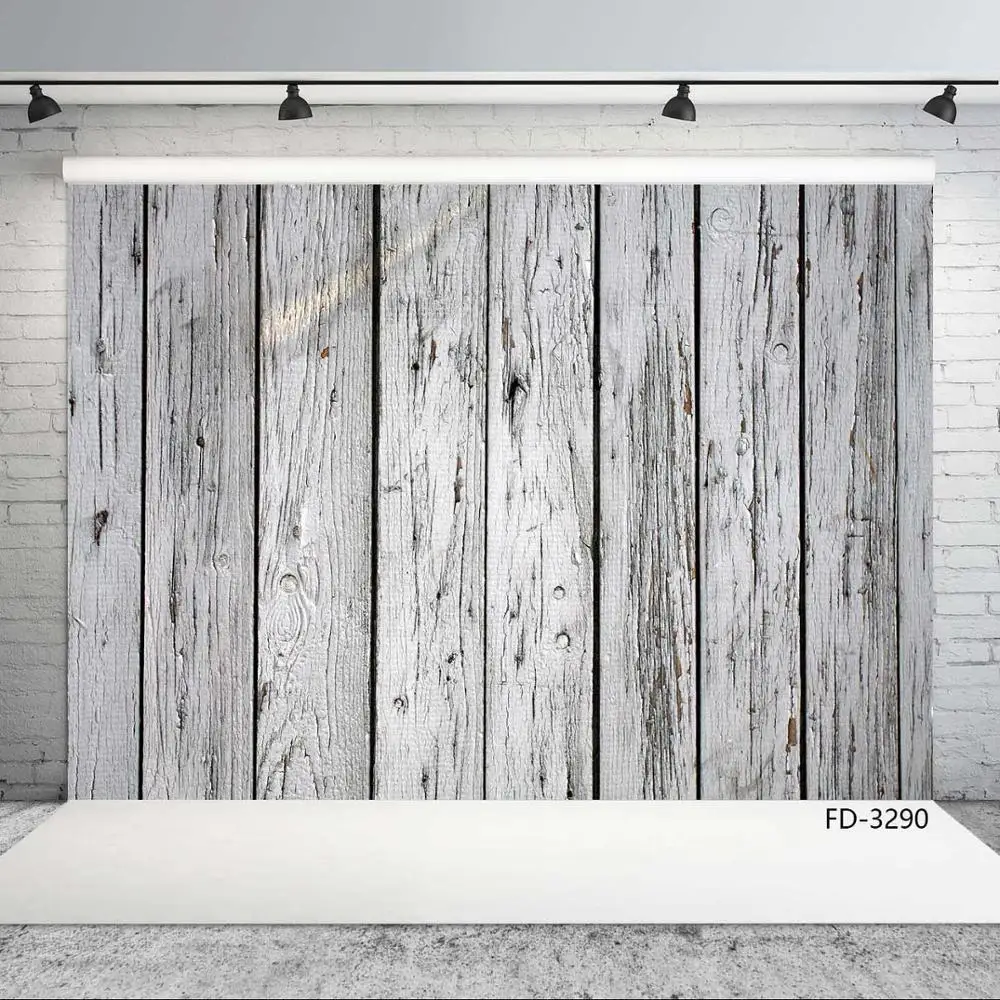 Гранж серый белый деревянный фон для фотосъемки украшение детской еды