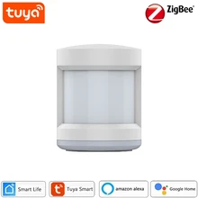 Tuya mini ZigBee Human Body Sensor Wireless Smart Body Movement PIR Motion Sensor Use With Tuya Smart Life App Support  Alexa