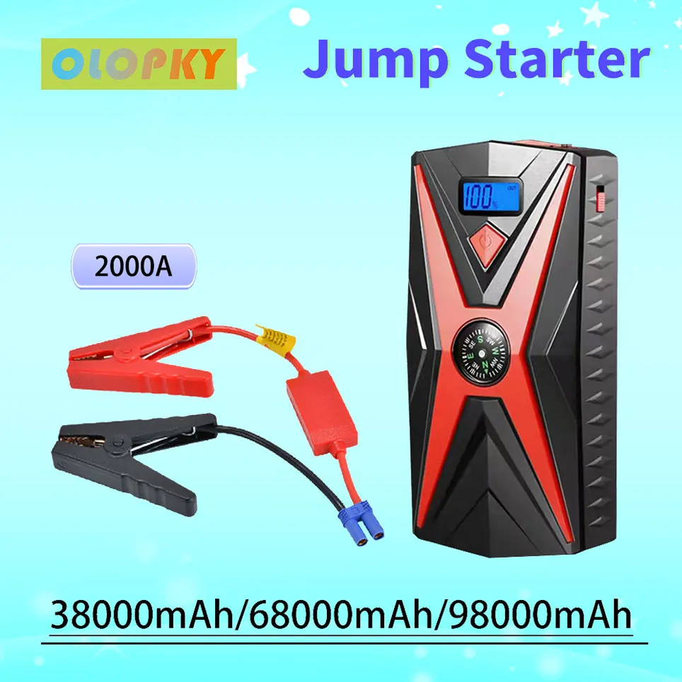 

2021 Battery, portable emergency power supply 9800mah, emergency starting equipment, automobile booster, gas battery charger