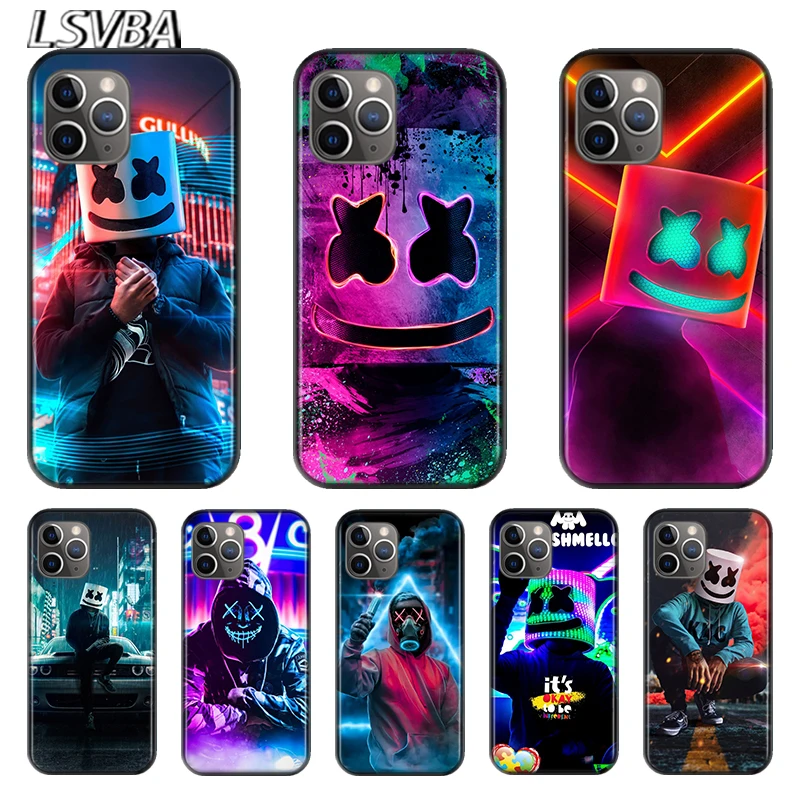 

Cool Street Fashion For Apple iPhone 12 11 XS Pro Max Mini XR X 8 7 6 6S Plus 5 SE 2020 Black Silicone soft TPU Cover Phone Case