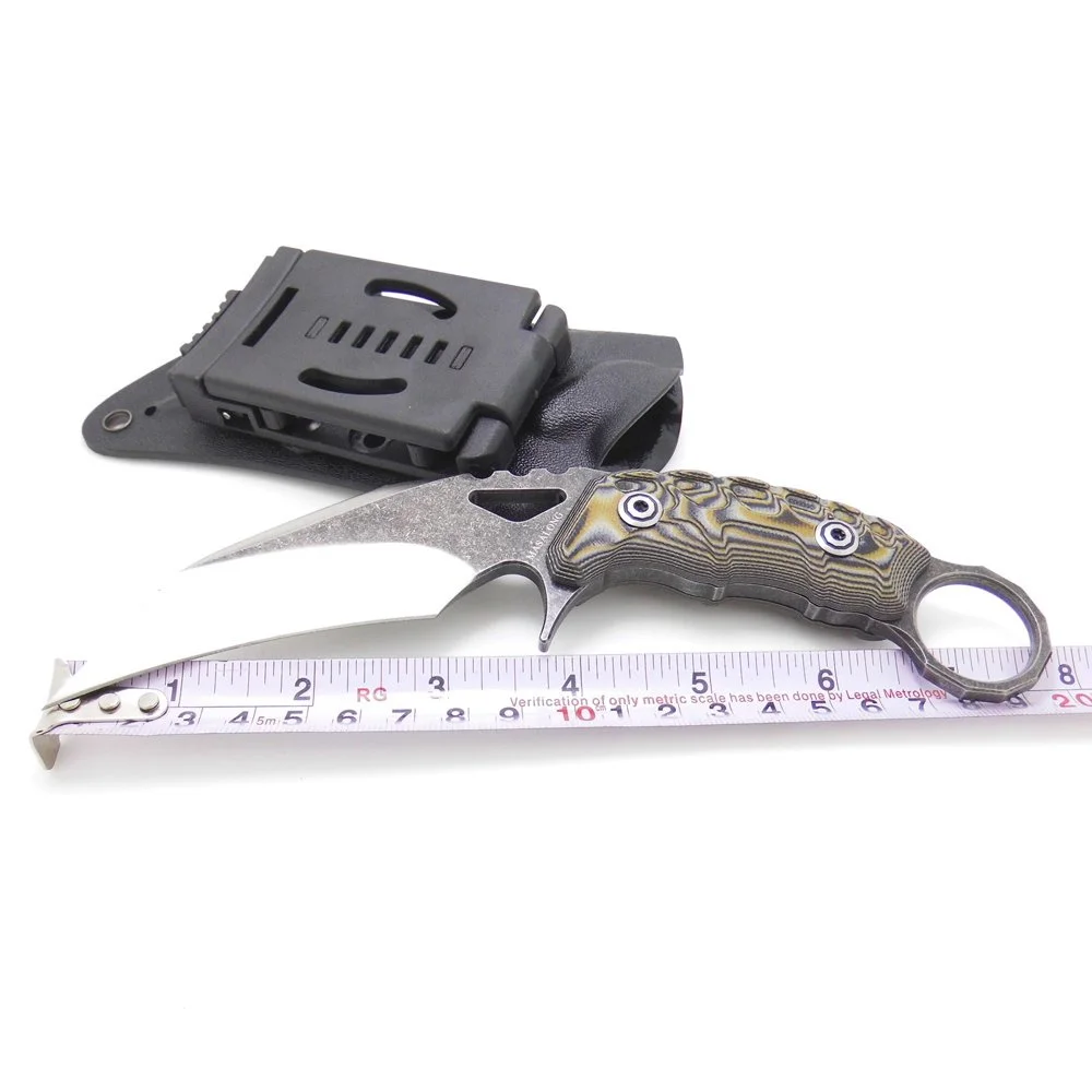 Тактический керамбит MASALONG боевой нож из стали для самообороны кемпинга охоты