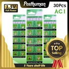 30 шт., часовые батарейки AG1 AG 1 LR621 LR 621 LR621W SR621SW SR621 1,55 V