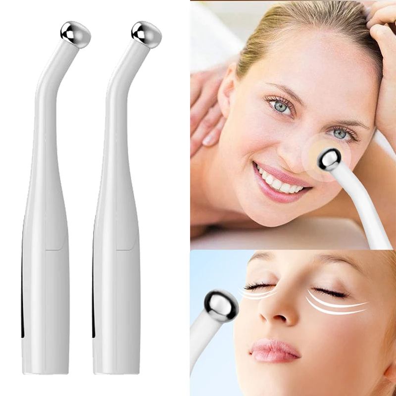 Горячее 2в1 Электрический массажер для глаз против старения морщин патч