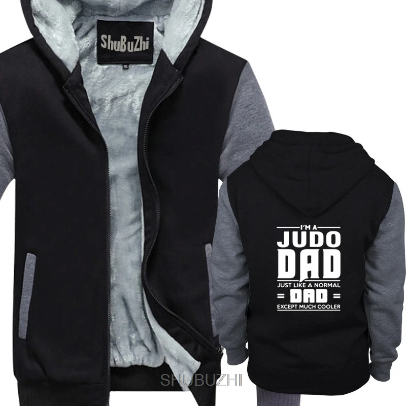 

Printed hoodys Men's zipper sweatshirt Judo Dad hoodies Fathers Day Birthday Present hoody Best Friend warm coat sbz8261