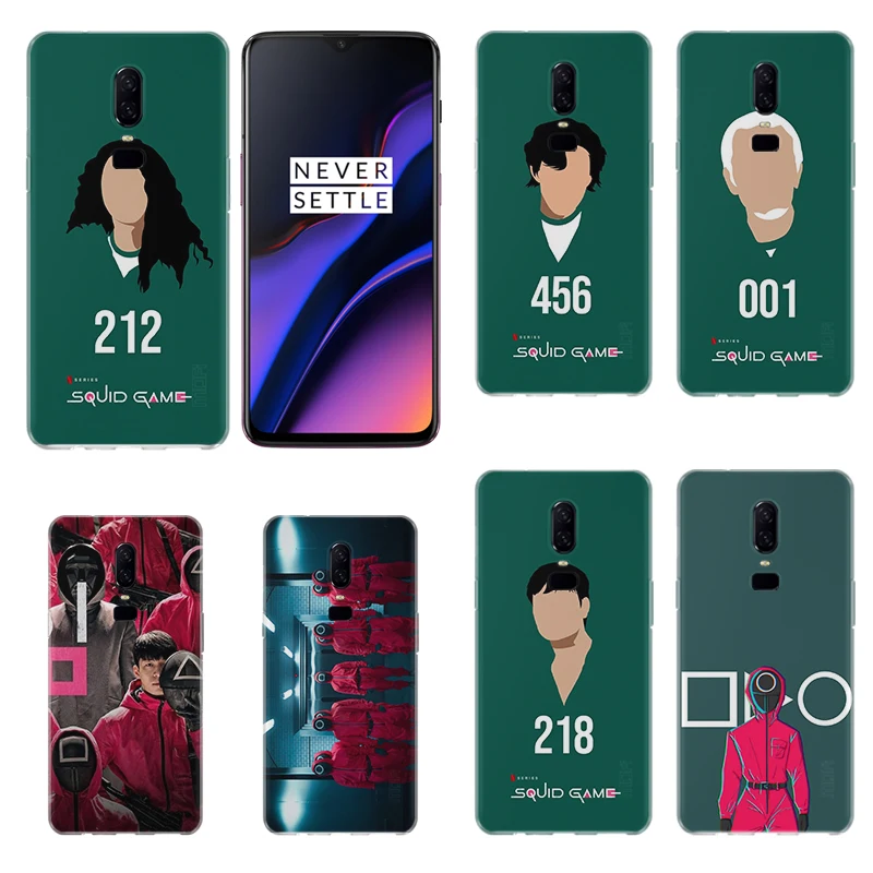 

S-Squid Game For One Plus 3T 5 5T 6T 7 Pro 7T 8Pro 8T Lite Case For OnePlus Nord Fashion Custom Phone Cover Silicone Shell