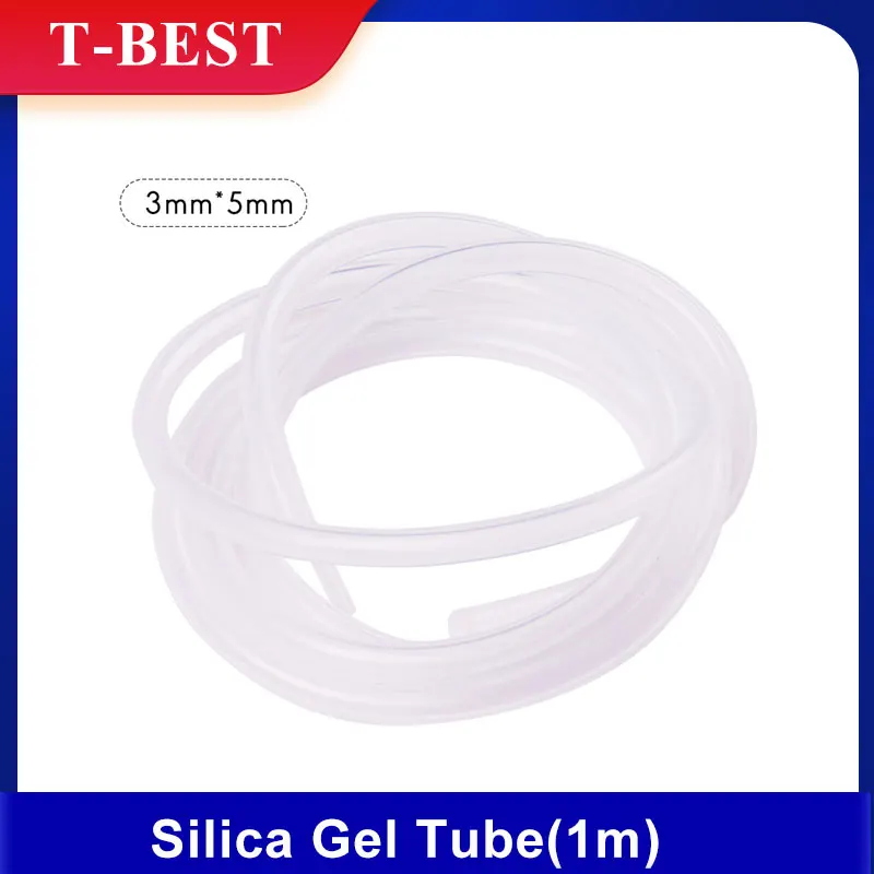 Прозрачная трубка из пищевого силикона гибкий шланг силиконовая для дозирования