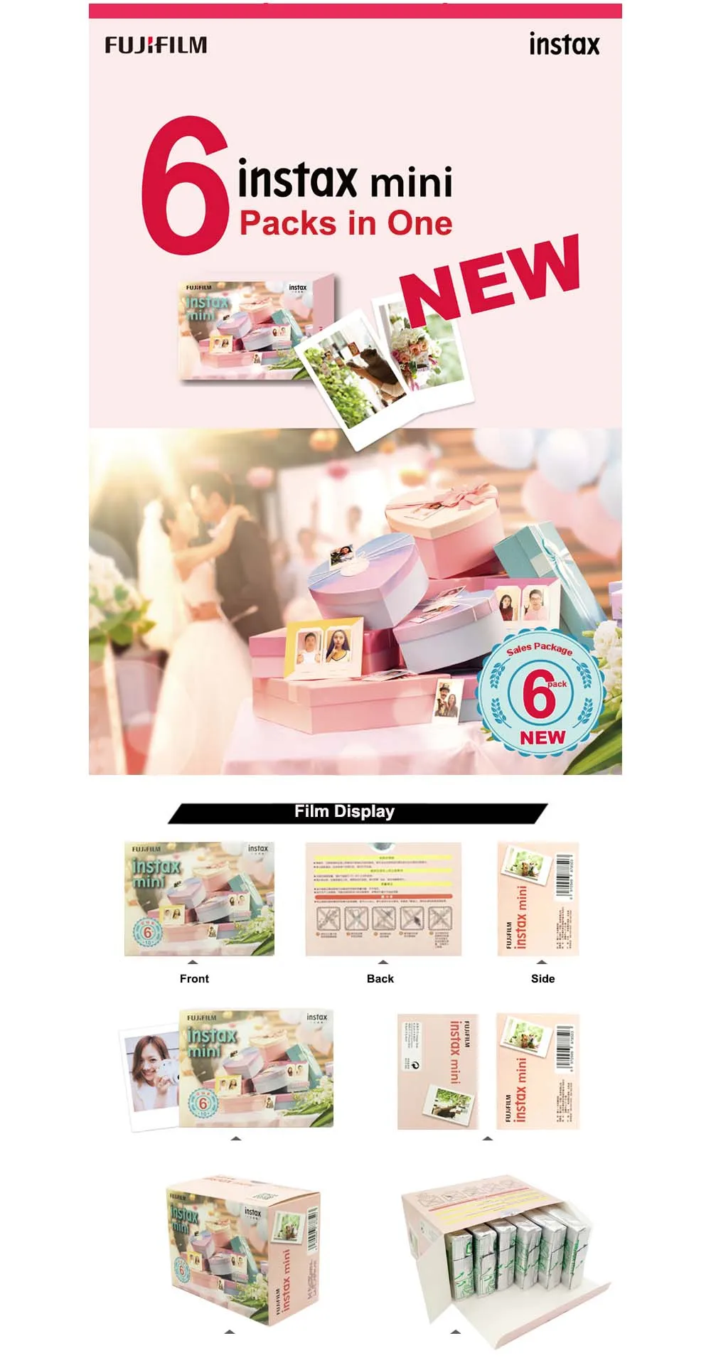Fujifilm Instax Mini 8 Mini 9 Подарочная посылка для FUJI Instant Photo camera Mini 9 8 7s 70 90 25 hello kitty SP-1 SP-2 Liplay
